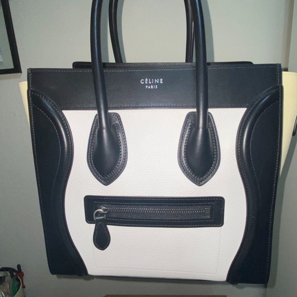 Celine Micro Luggage Tri Color